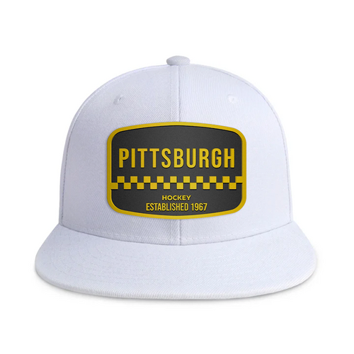 Pittsburgh Hockey - White - Snapback City Caps