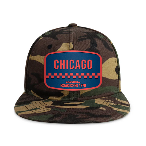 Chicago Baseball1 - Wood Camo - Snapback City Caps