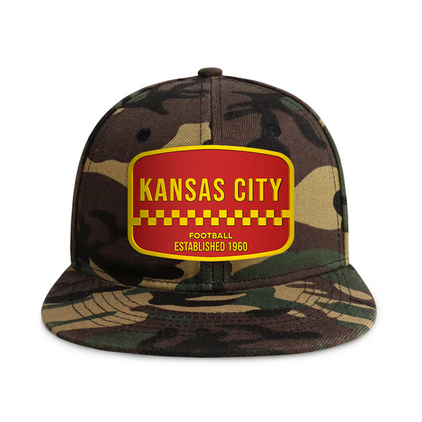 Kansas City Football - Wood Camo - Snapback City Caps