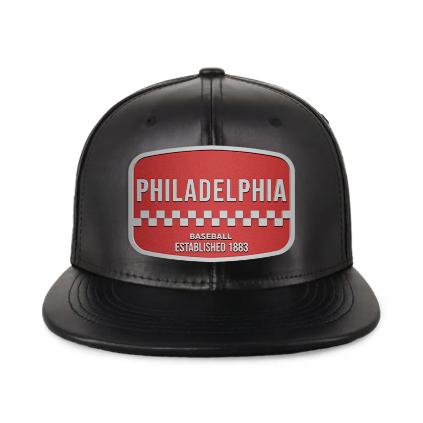 Philadelphia Baseball - PU Leather - Snapback City Caps
