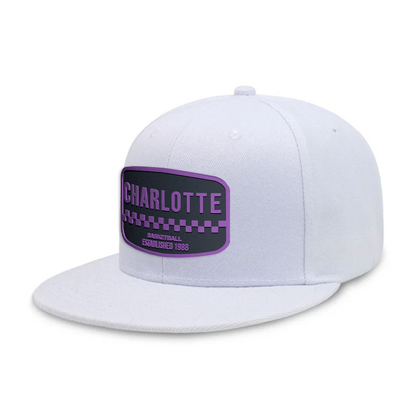 Charlotte Basketball - White - Snapback City Caps