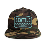 Seattle Hockey - Wood Camo - Snapback City Caps