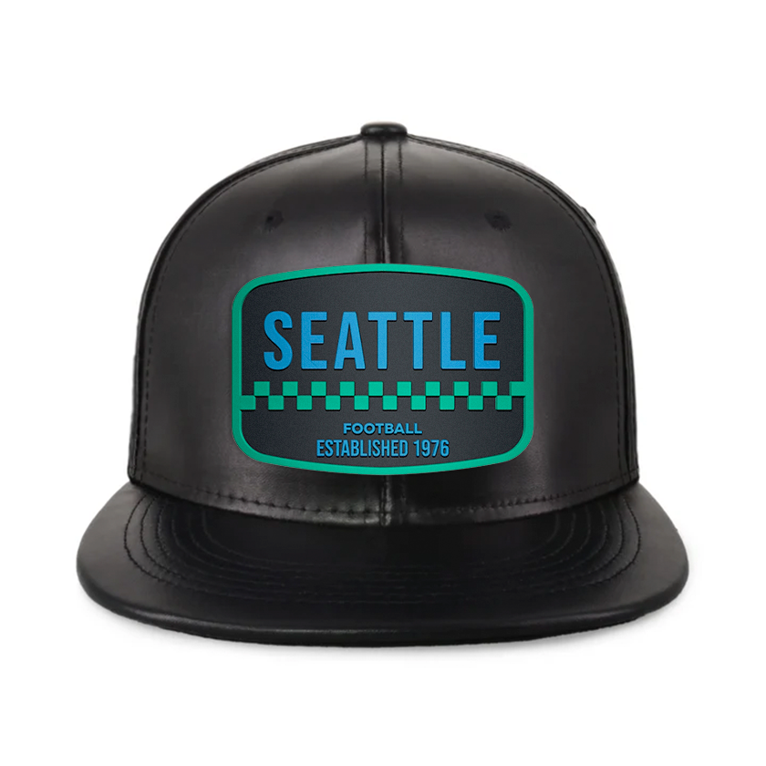 Seattle Football - PU Leather - Snapback City Caps