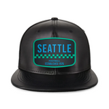 Seattle Football - PU Leather - Snapback City Caps