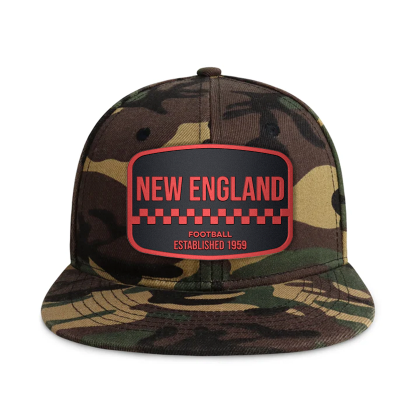 New England Football - Wood Camo - Snapback City Caps