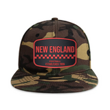 New England Football - Wood Camo - Snapback City Caps
