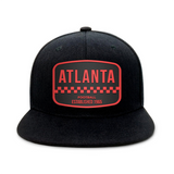 Atlanta Football - Black - Snapback City Caps