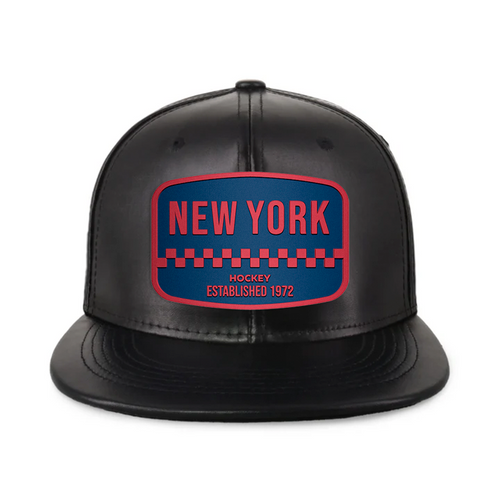 New York Hockey2 - PU Leather - Snapback City Caps