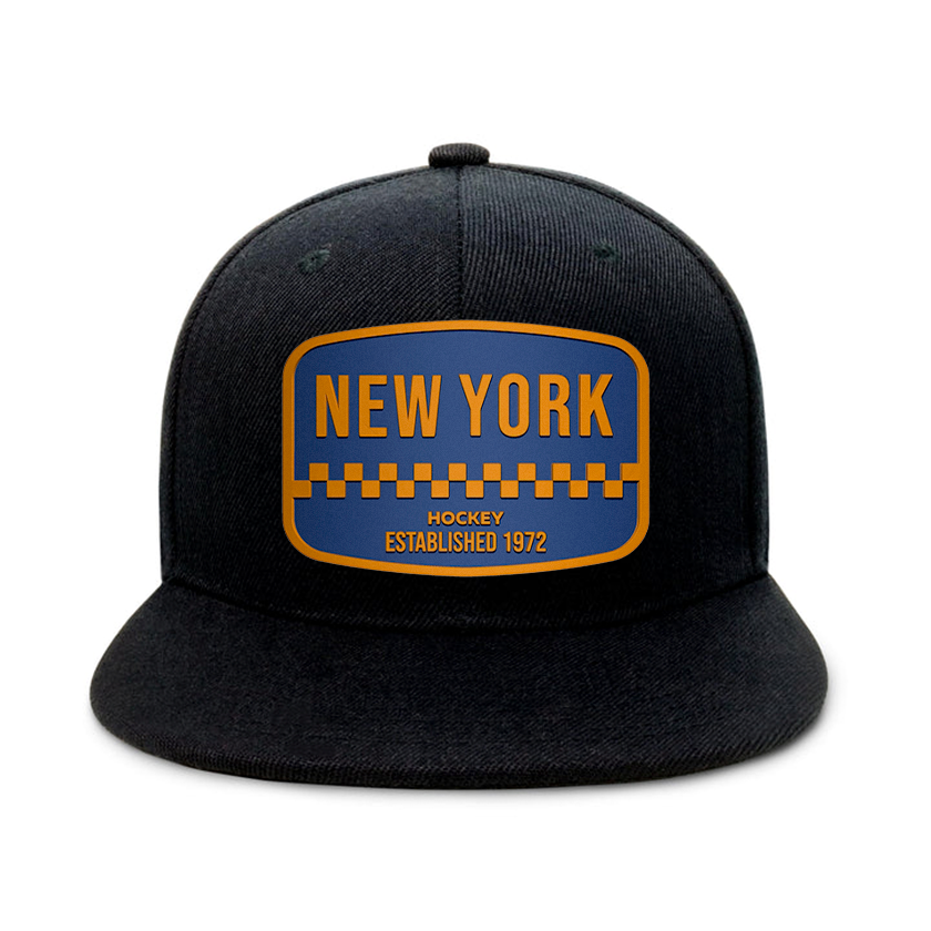 New York Hockey1 - Black - Snapback City Caps