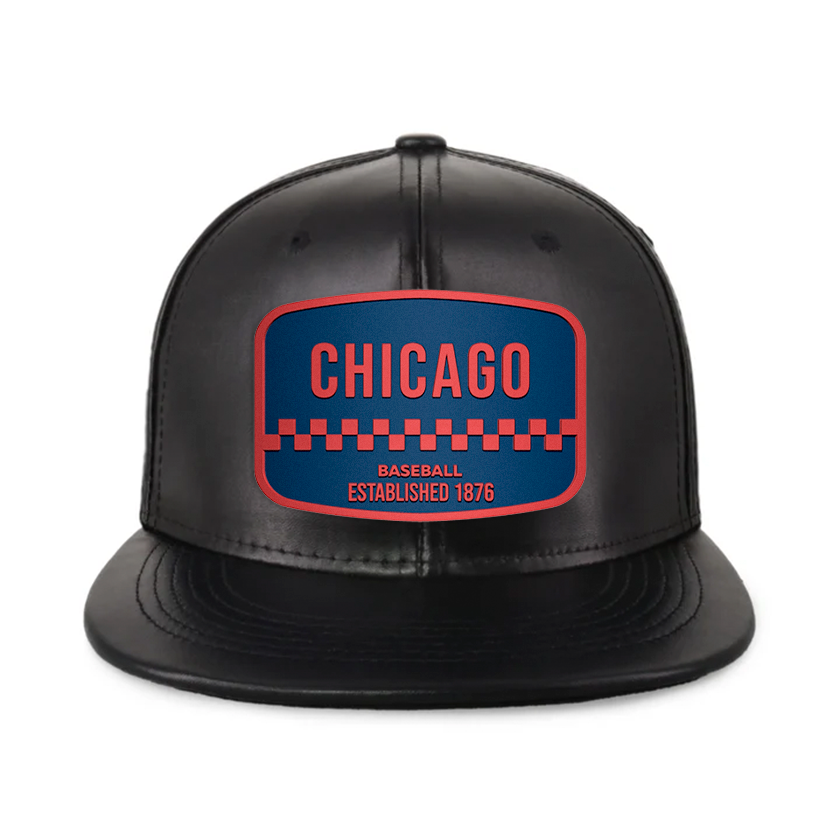 Chicago Baseball1 - PU Leather - Snapback City Caps