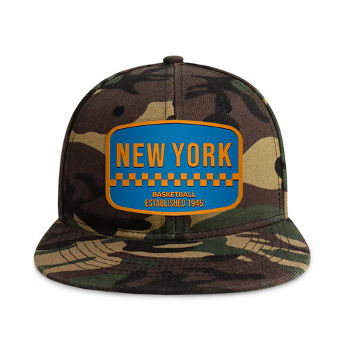 New York Basketball - Wood Camo - Snapback City Caps