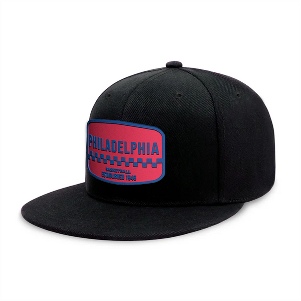 Philadelphia Basketball - Black - Snapback City Caps