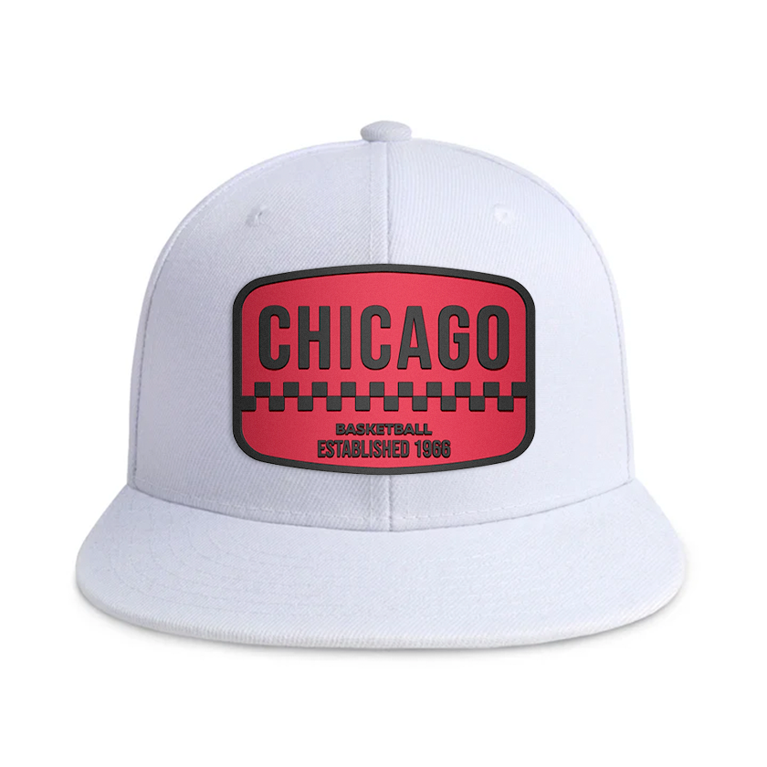 Chicago Basketball - White - Snapback City Caps
