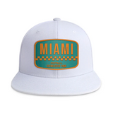 Miami Football - White - Snapback City Caps