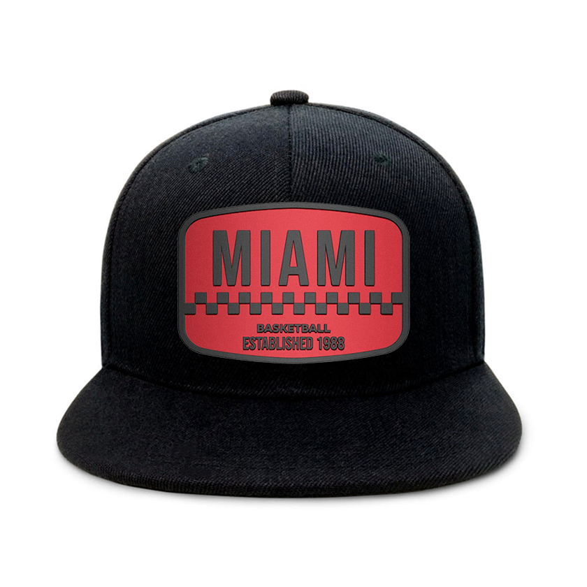 Miami Basketball - Black - Snapback City Caps