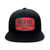 Miami Basketball - Black - Snapback City Caps