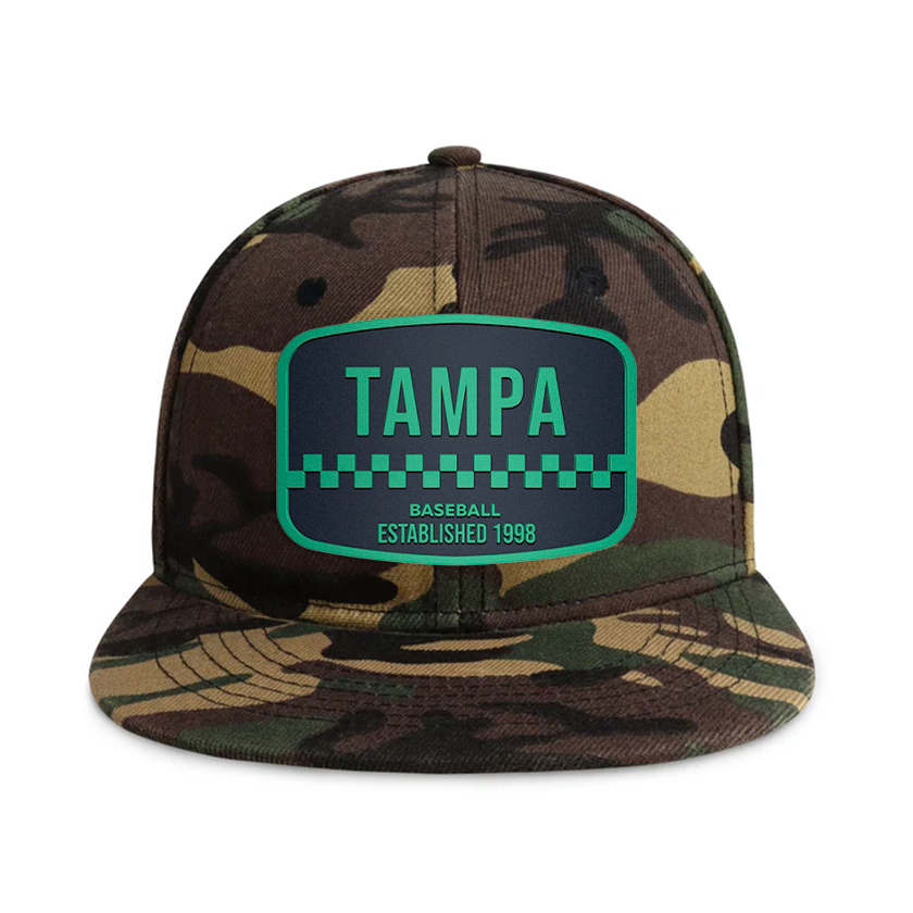 Tampa Baseball - Wood Camo - Snapback City Caps