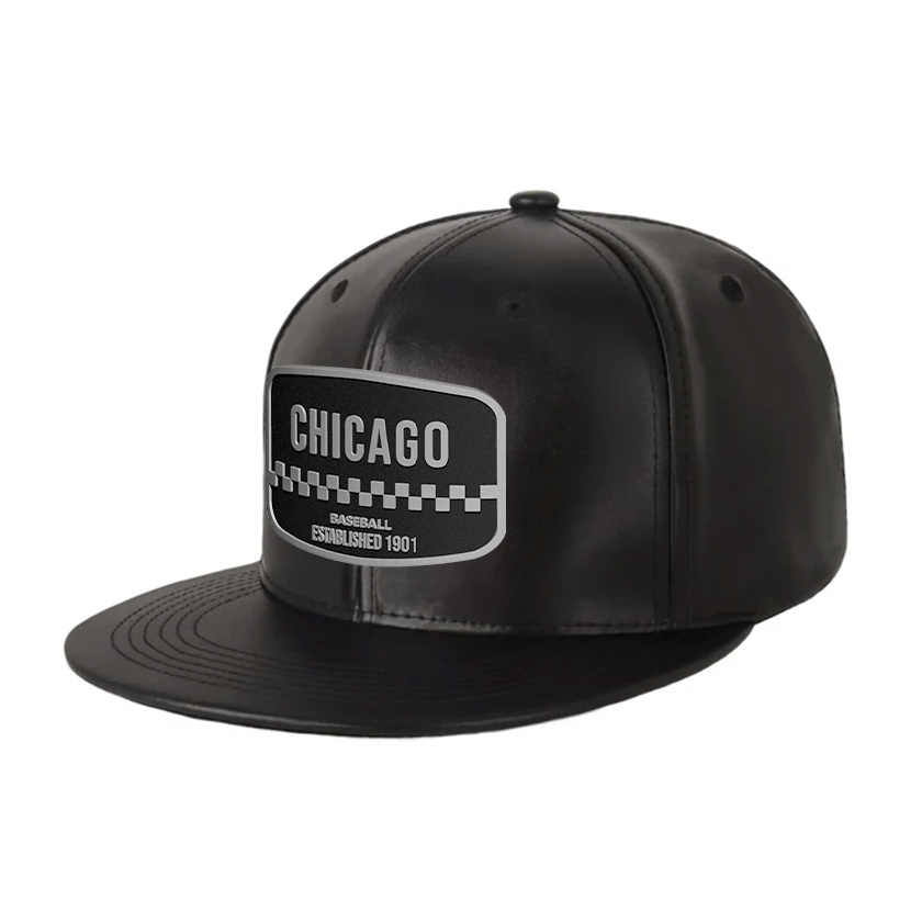 Chicago Baseball2 - PU Leather - Snapback City Caps