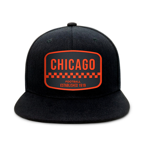 Chicago Football - Black - Snapback City Caps