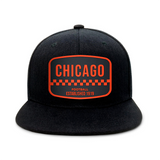 Chicago Football - Black - Snapback City Caps