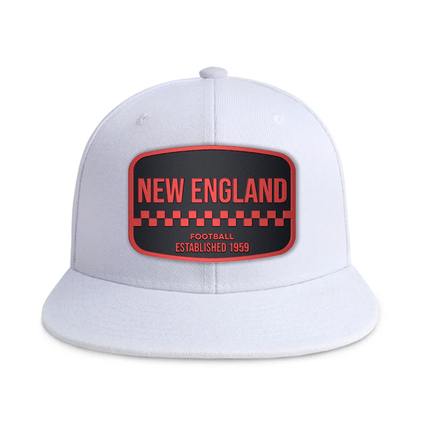 New England Football - White - Snapback City Caps