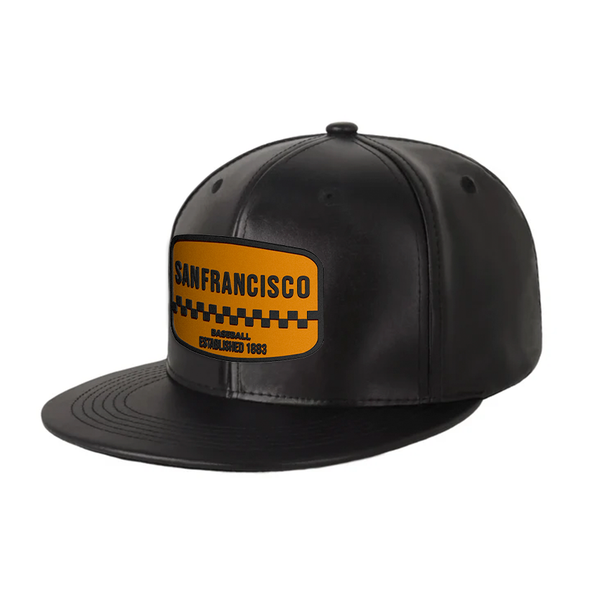 San Francisco Baseball - PU Leather - Snapback City Caps