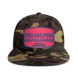 Philadelphia Basketball - Wood Camo - Snapback City Caps