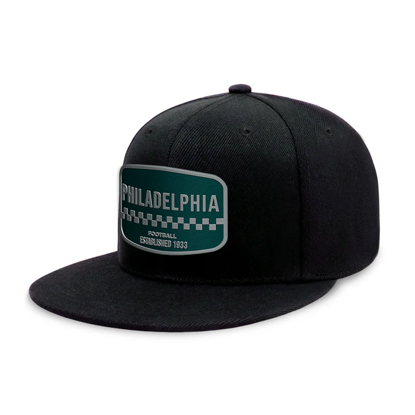 Philadelphia Football - Black - Snapback City Caps
