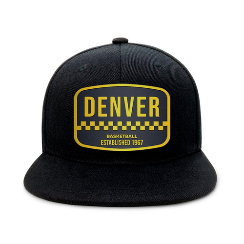 Denver Basketball - Black - Snapback City Caps