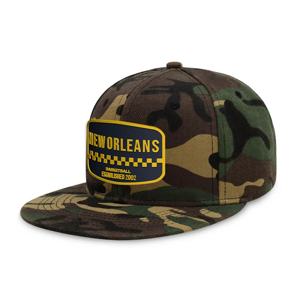 New Orleans Basketball - Wood Camo - Snapback City Caps