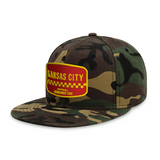 Kansas City Football - Wood Camo - Snapback City Caps