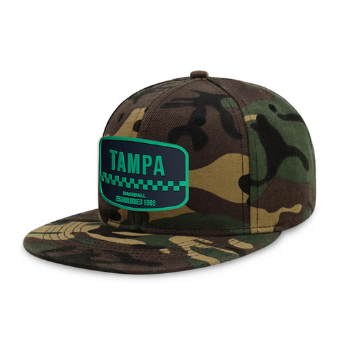 Tampa Baseball - Wood Camo - Snapback City Caps