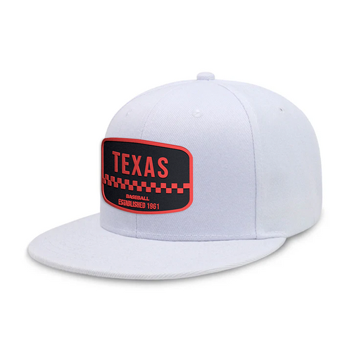 Texas Baseball - White - Snapback City Caps