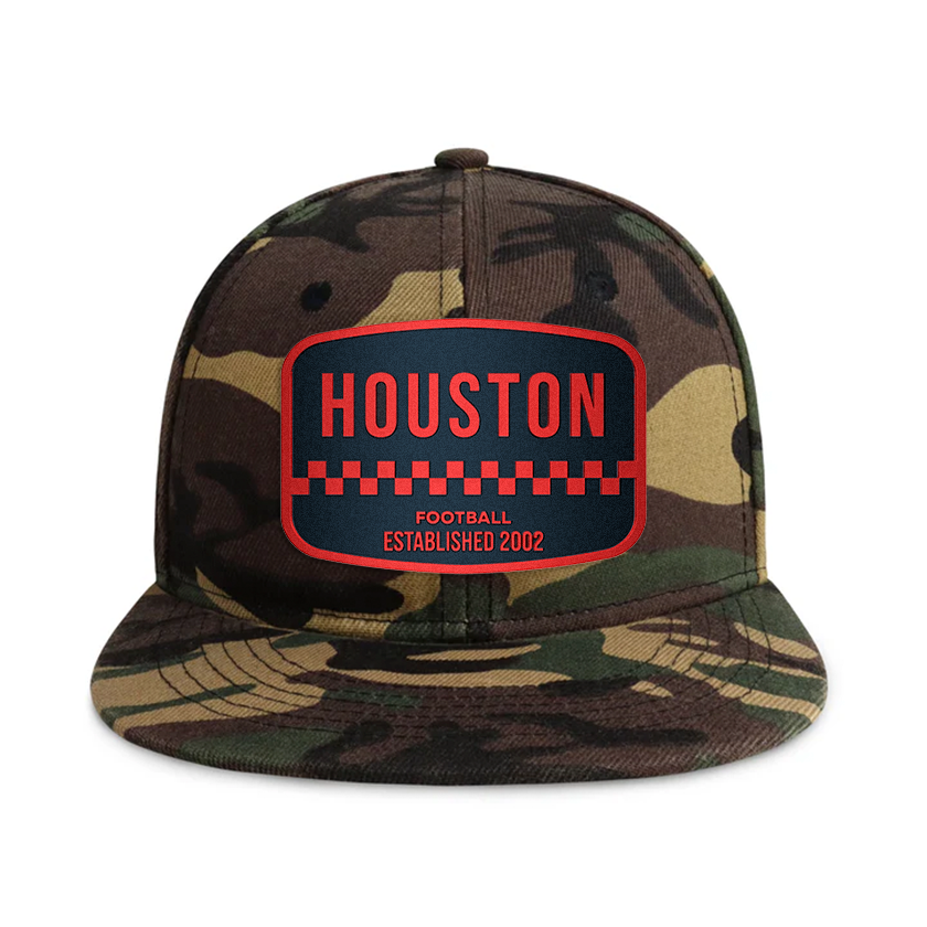 Houston Football - Wood Camo - Snapback City Caps