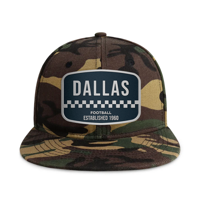 Dallas Football - Wood Camo - Snapback City Caps