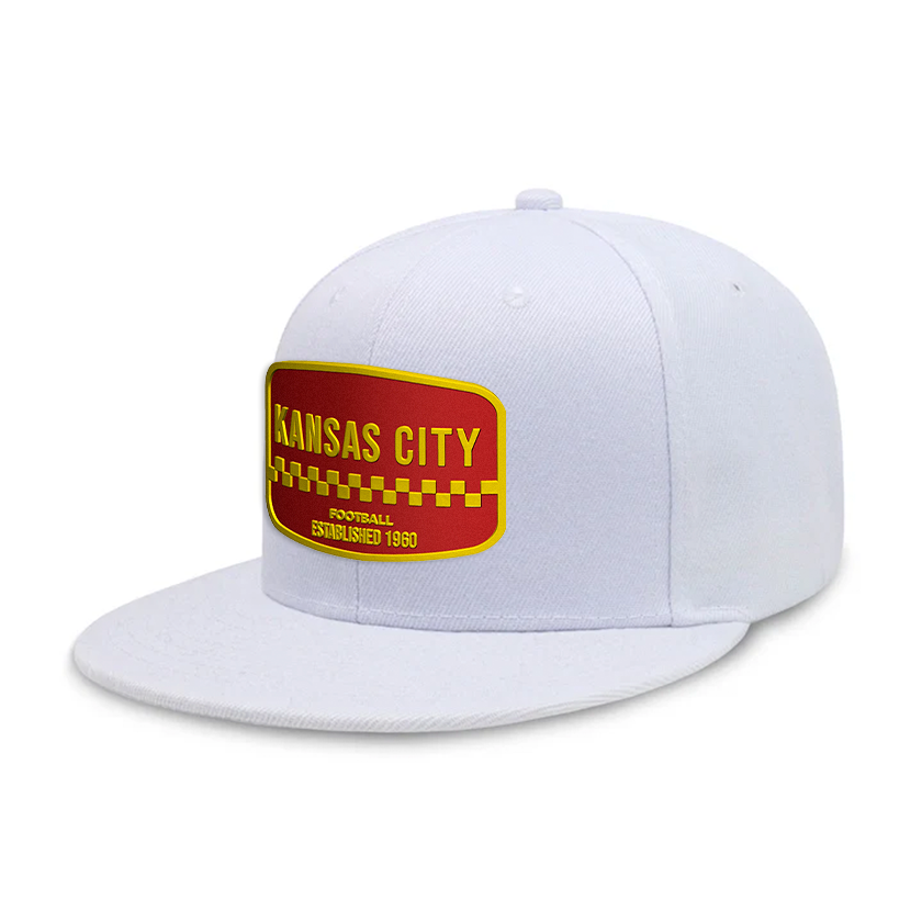 Kansas City Football - White - Snapback City Caps