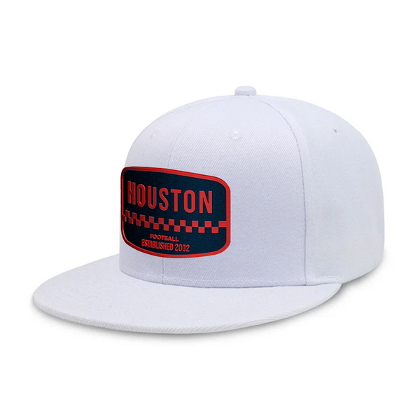 Houston Football - White - Snapback City Caps