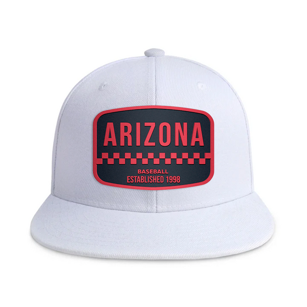 Arizona Baseball - White - Snapback City Caps