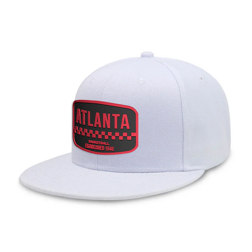 Atlanta Basketball - White - Snapback City Caps