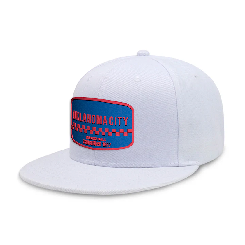 Oklahoma City Basketball - White - Snapback City Caps
