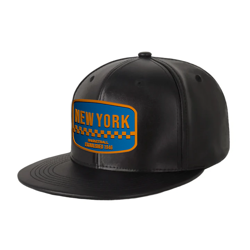 New York Basketball - PU Leather - Snapback City Caps