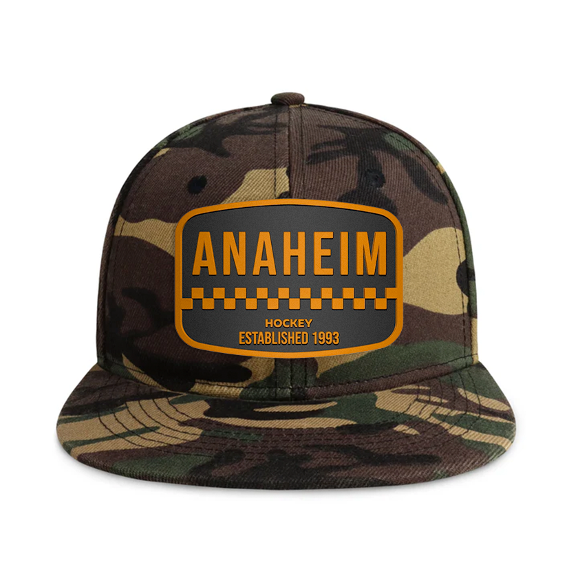 Anaheim Hockey - Wood Camo - Snapback City Caps