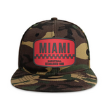 Miami Basketball - Wood Camo - Snapback City Caps