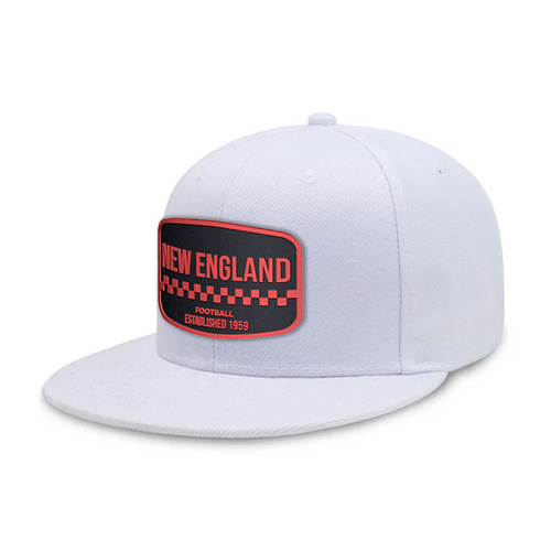 New England Football - White - Snapback City Caps