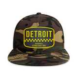 Detroit Baseball - Wood Camo - Snapback City Caps