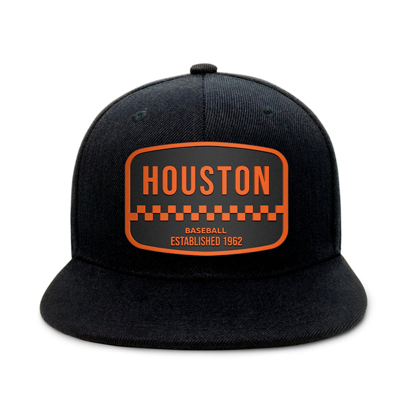 Houston Baseball - Black - Snapback City Caps