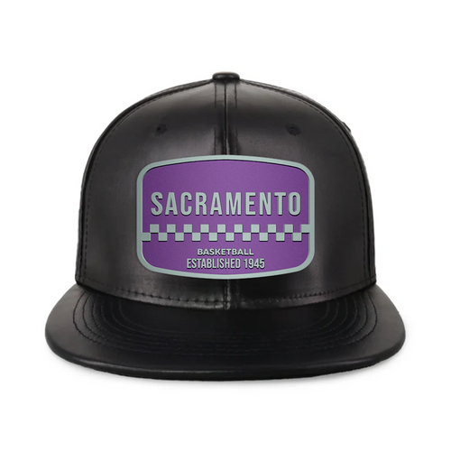 Sacramento Basketball - PU Leather - Snapback City Caps