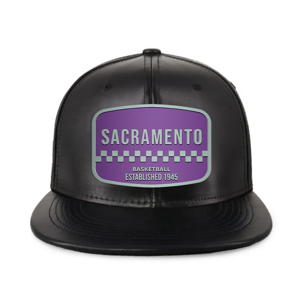 Sacramento Basketball - PU Leather - Snapback City Caps