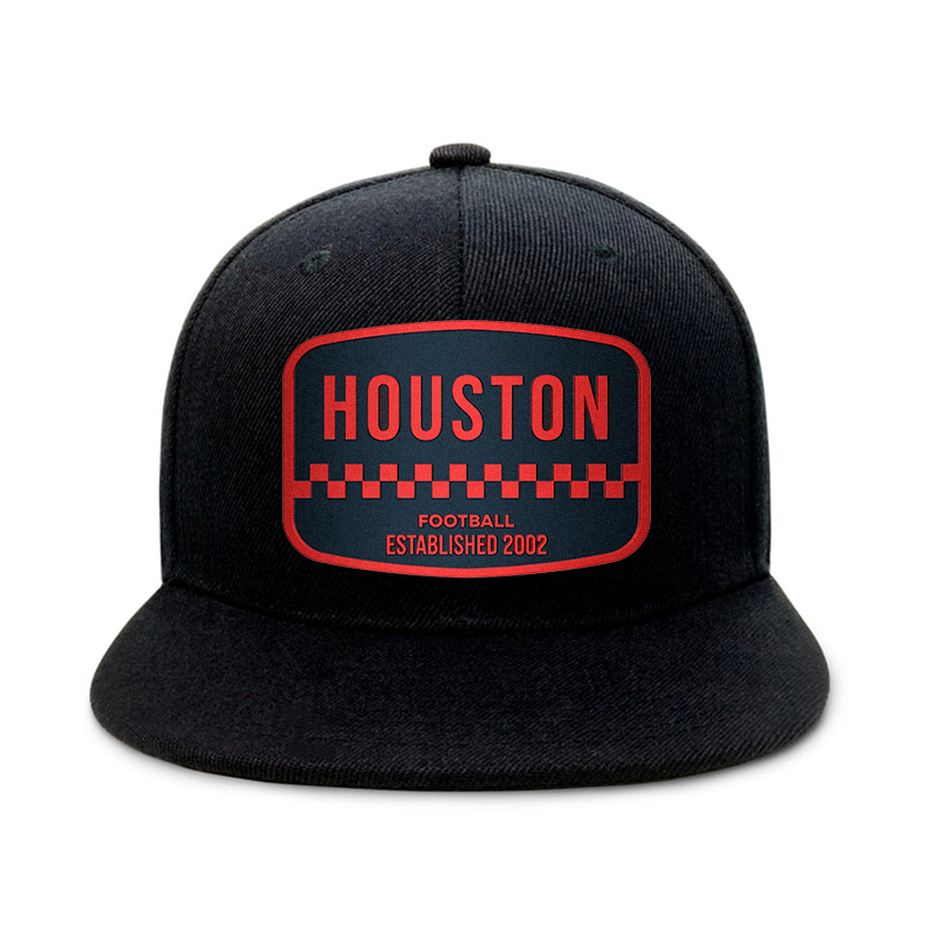 Houston Football - Black - Snapback City Caps