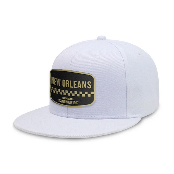New Orleans Football - White - Snapback City Caps